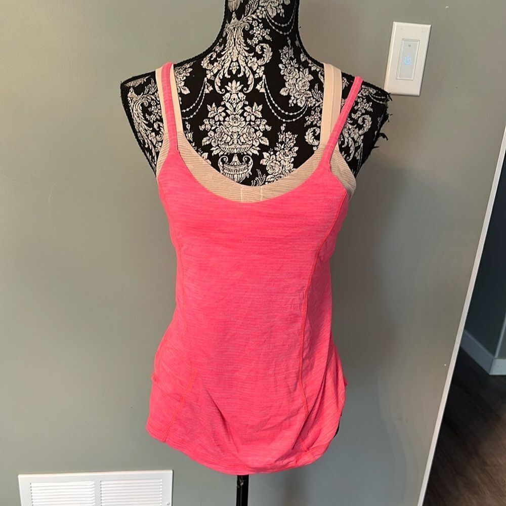 Pink Tank Top Lululemon size 8